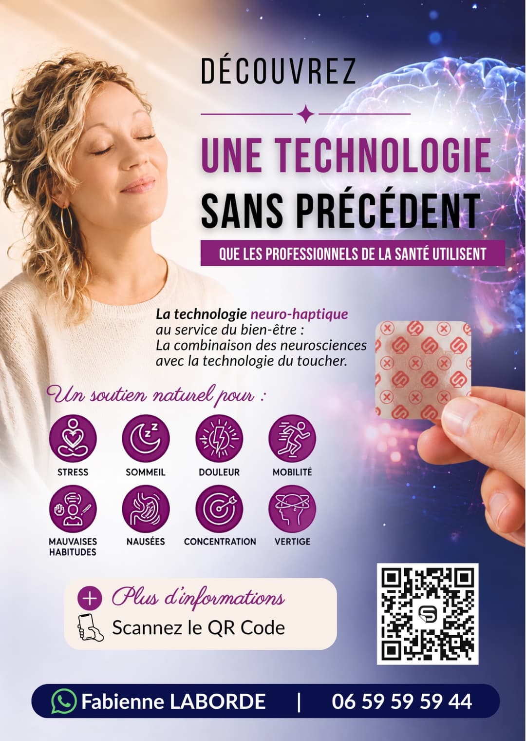 SuperPatch - Technologie neuro-haptique
