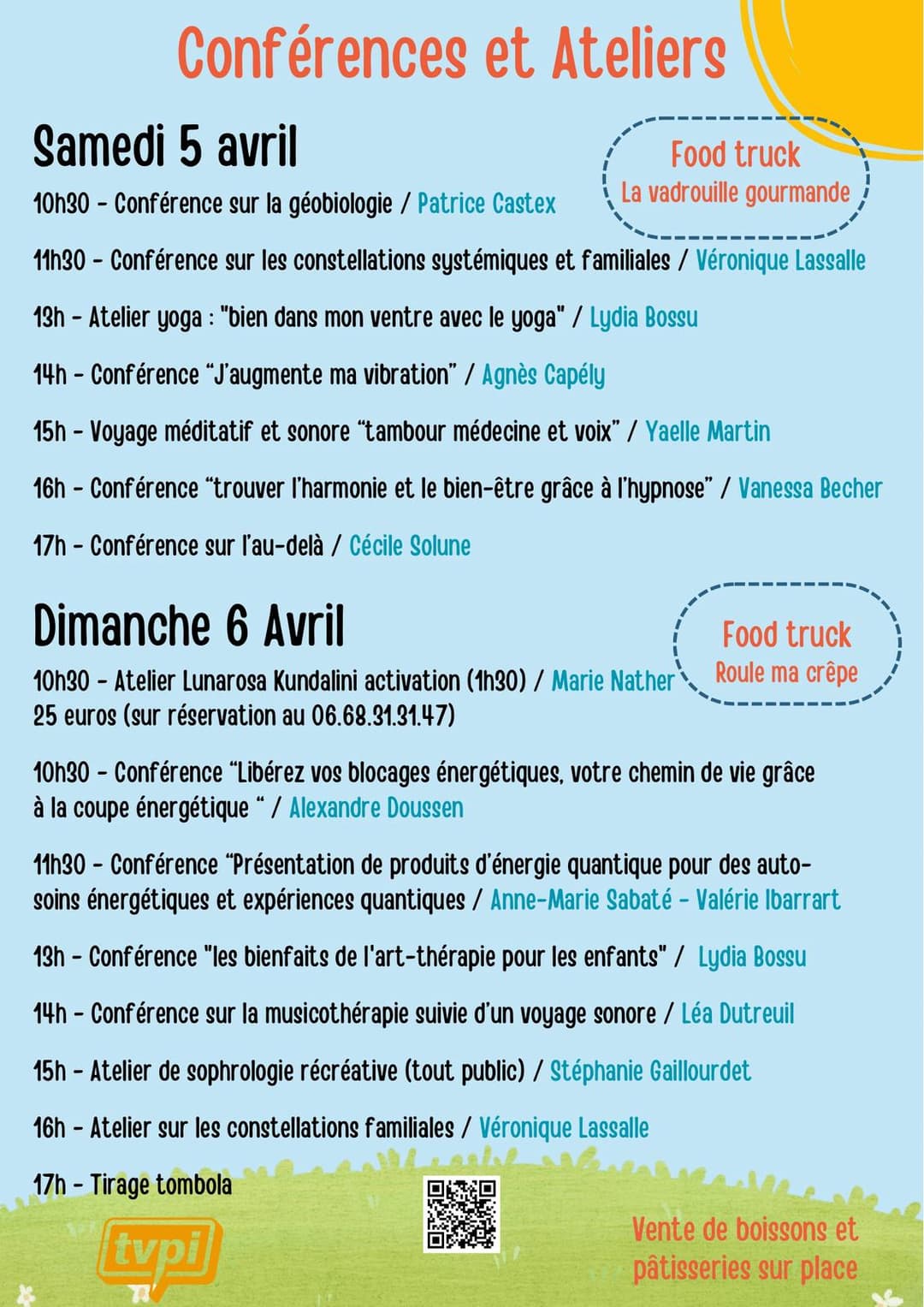 Dos du flyer du prochain salon